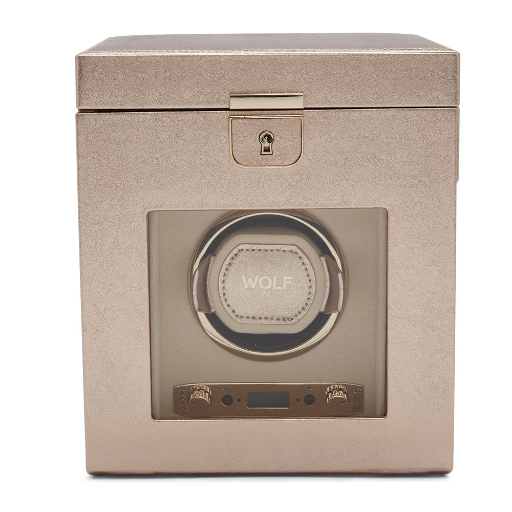 Palermo Single Watch Winder with Storage 213716