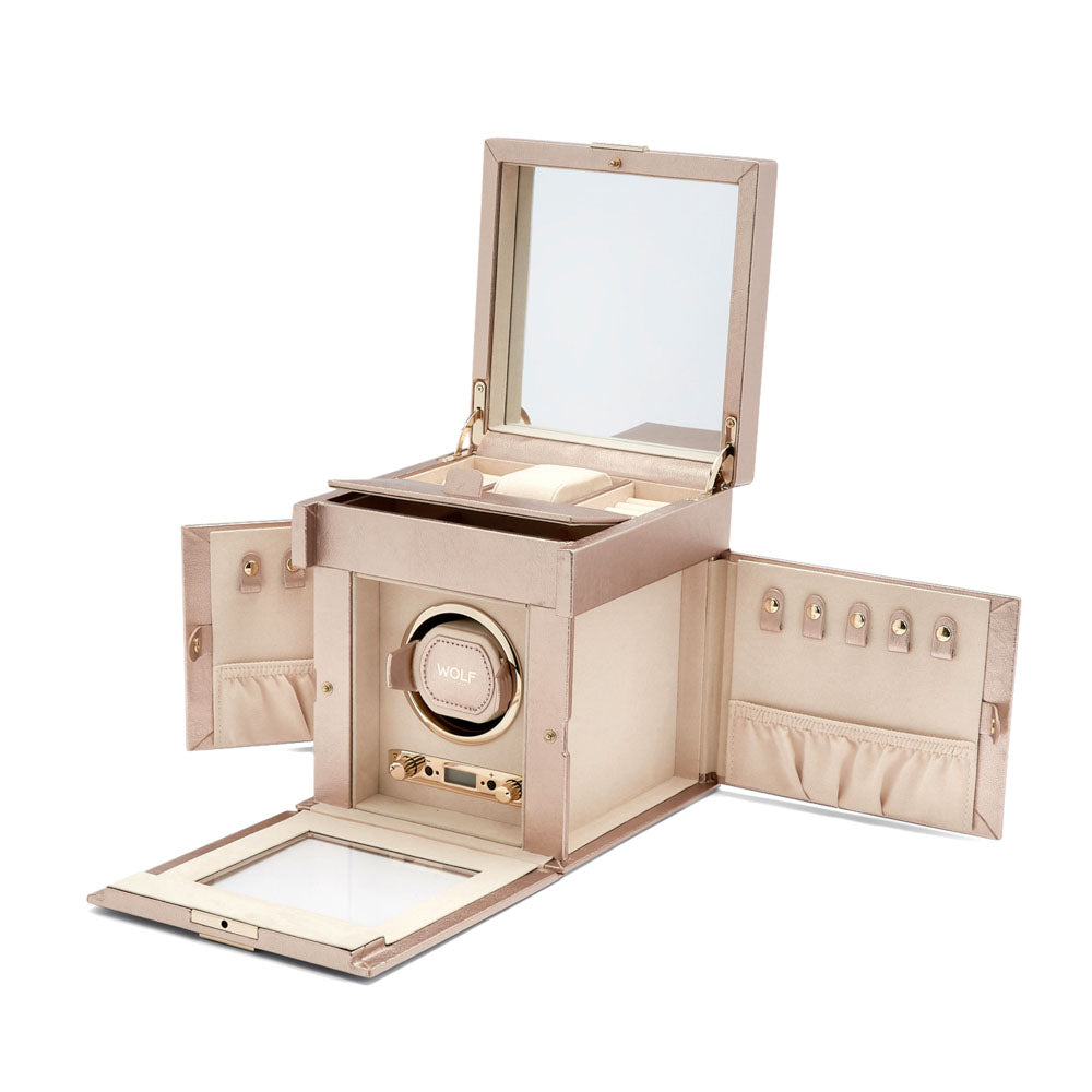 Palermo Single Watch Winder with Storage 213716