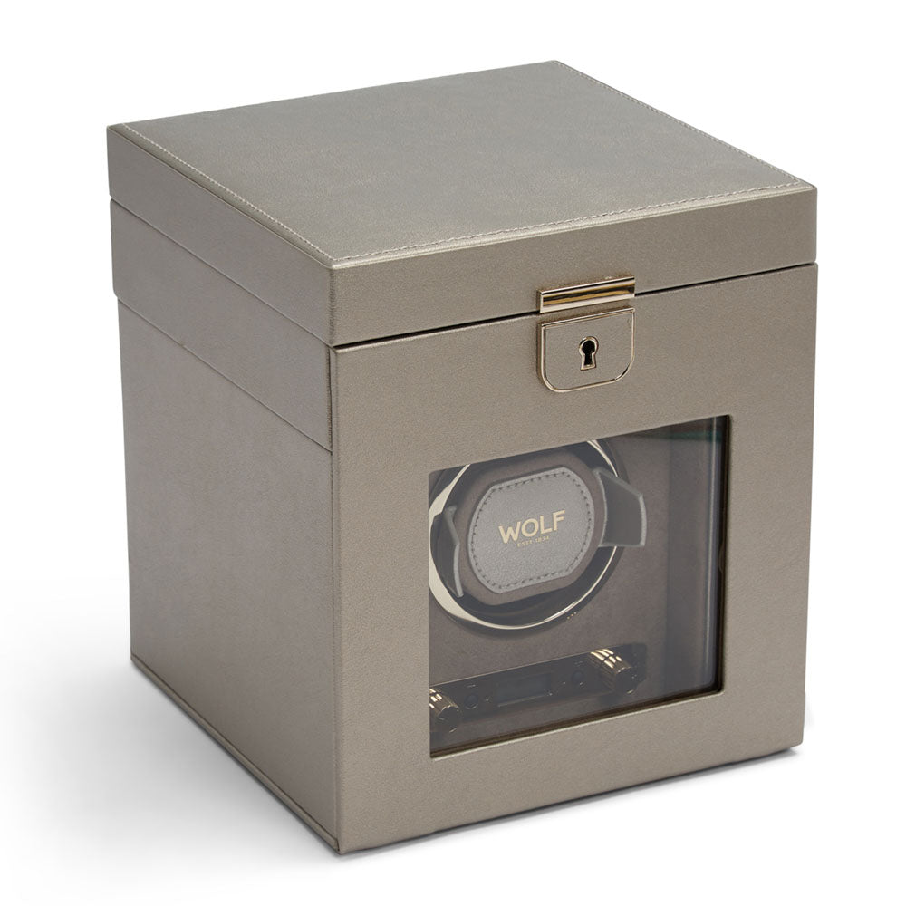 Palermo Single Watch Winder with Storage 213778