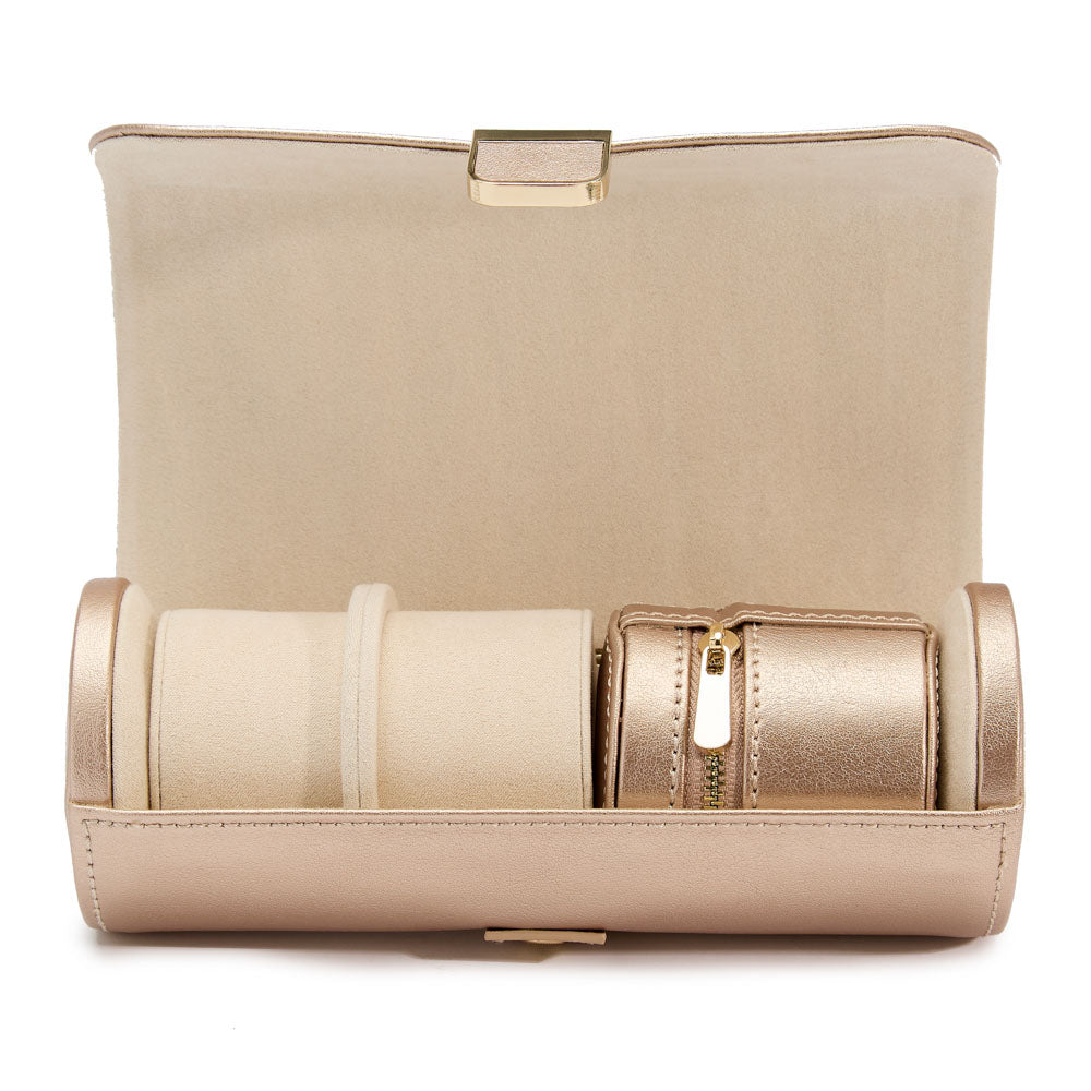 Palermo Double Watch Roll with Jewelry Pouch 213916