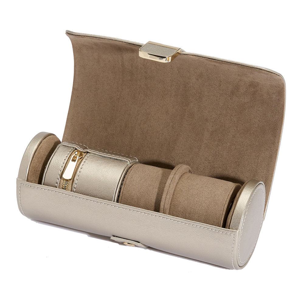 Palermo Double Watch Roll with Jewelry Pouch 213978