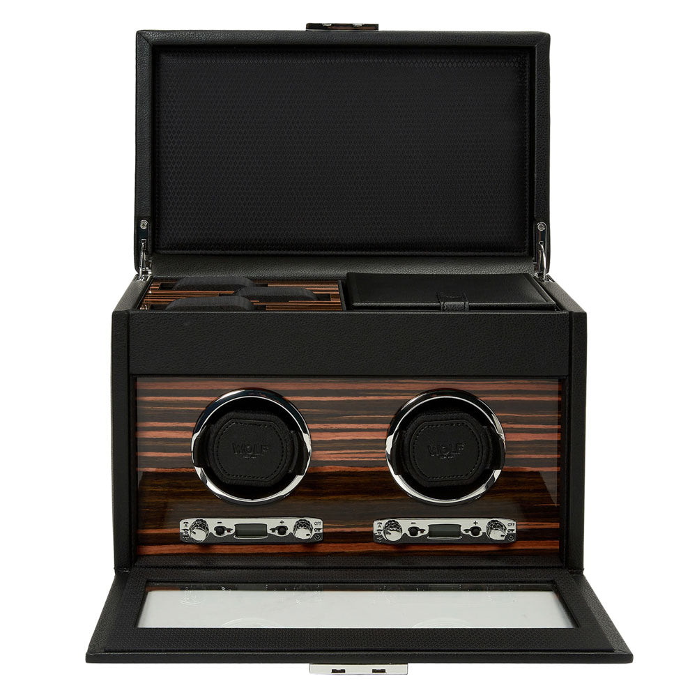 Roadster Double Watch Winder with Storage 457256