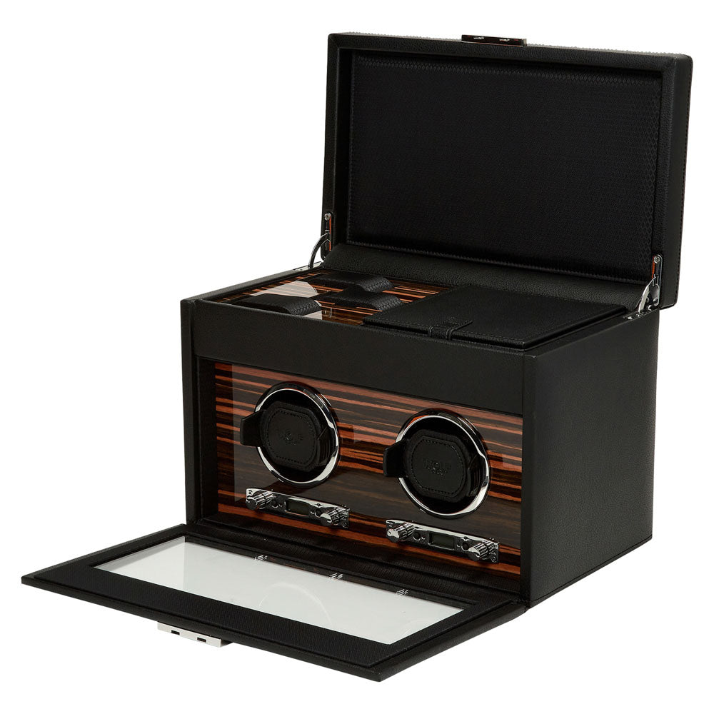 Roadster Double Watch Winder with Storage 457256