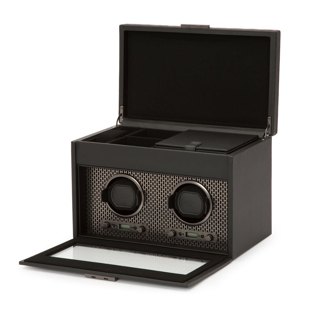 Axis Double Watch Winder with Storage 469303
