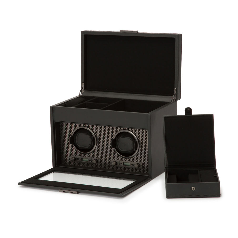 Axis Double Watch Winder with Storage 469303