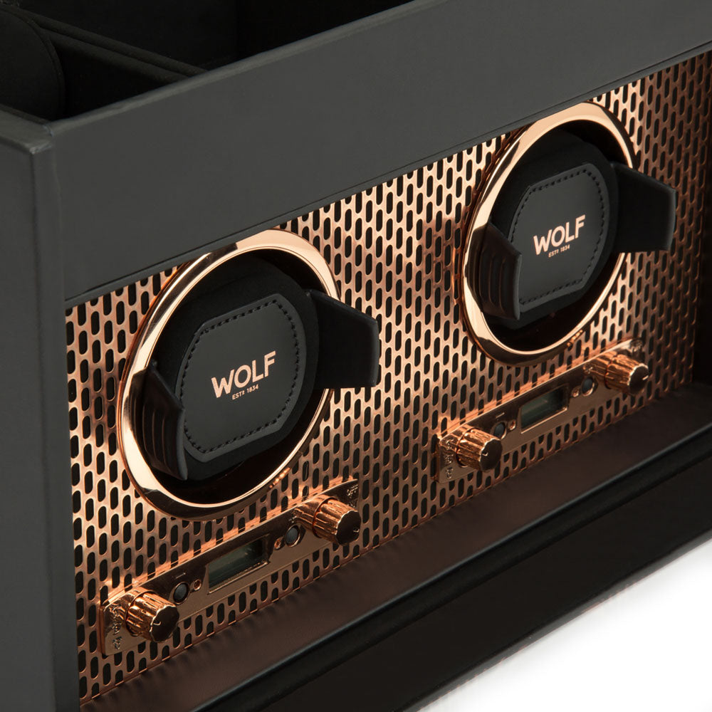 Axis Double Watch Winder with Storage 469316