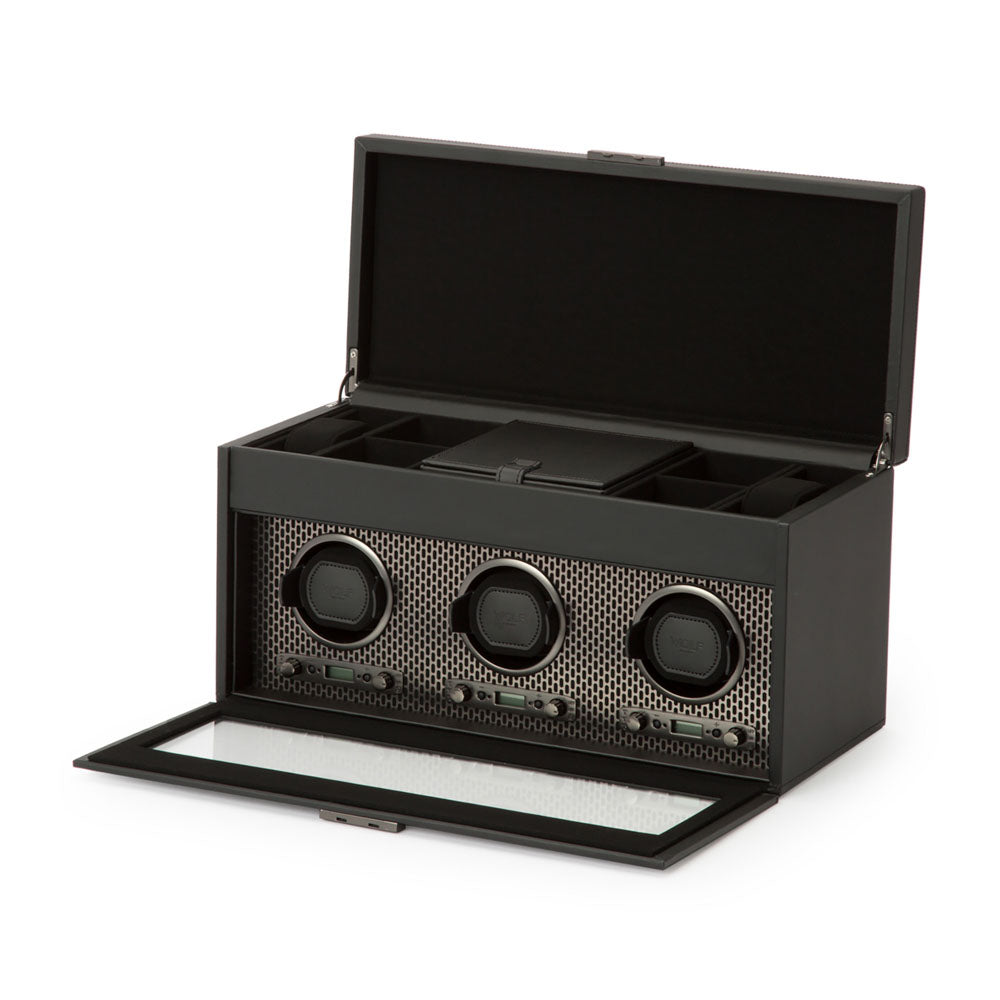 Axis Triple Watch Winder with Storage 469403