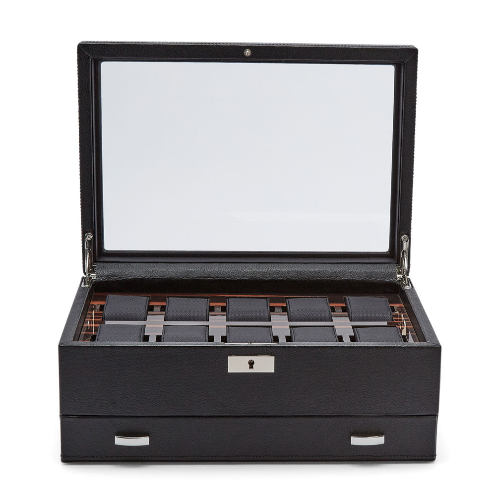 Roadster 10PC Watch Box with Drawer 477656