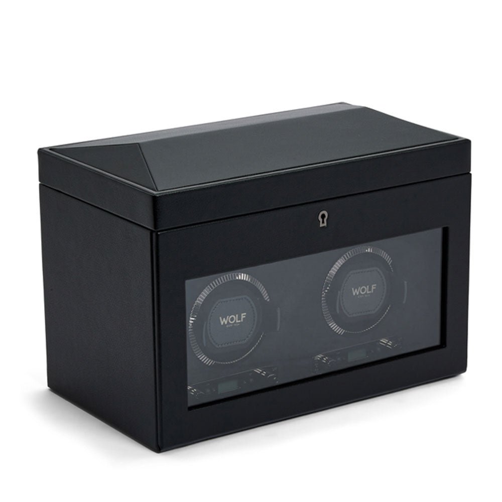 British Racing Double Watch Winder with Storage 792202