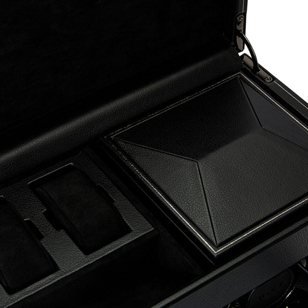 British Racing Double Watch Winder with Storage 792202