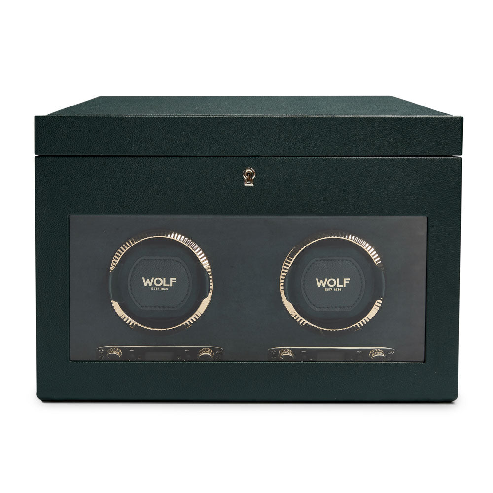 British Racing Double Watch Winder with Storage 792241
