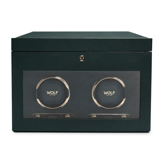 British Racing Double Watch Winder with Storage 792241