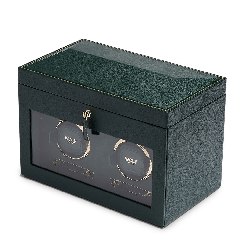 British Racing Double Watch Winder with Storage 792241