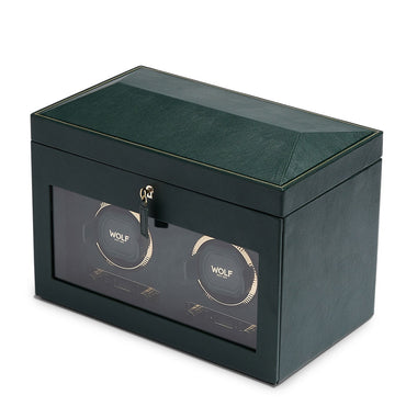 British Racing Double Watch Winder with Storage 792241