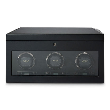 british-racing-triple-watch-winder-with-storage-792302 - product image