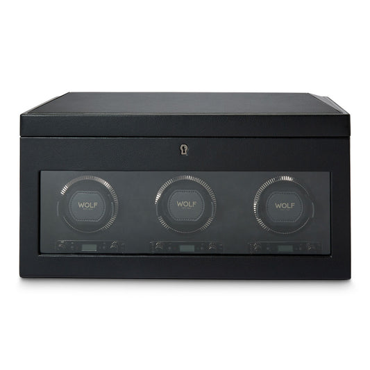 British Racing Triple Watch Winder with Storage 792302
