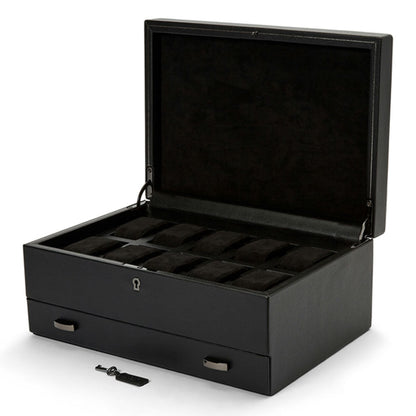 british-racing-10pc-watch-box-with-drawer-792802 - product image