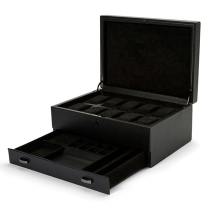 british-racing-10pc-watch-box-with-drawer-792802 - product image