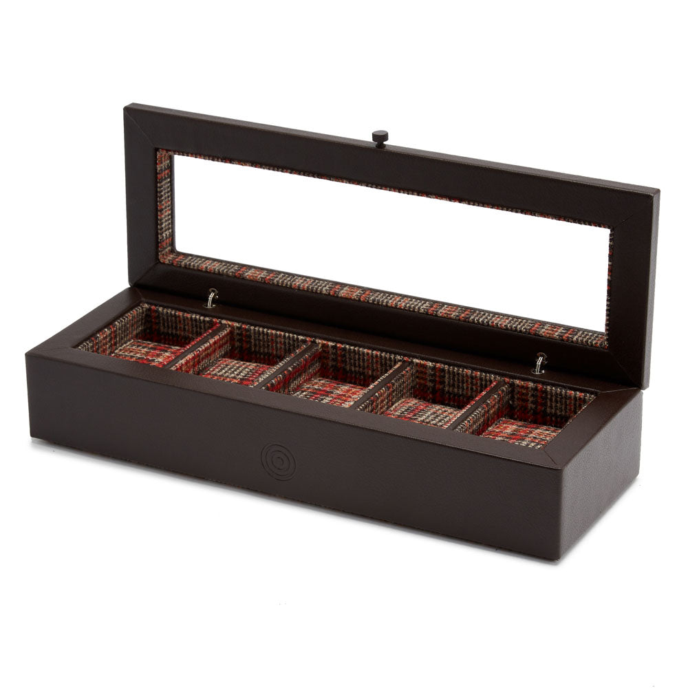 WM Brown 5PC Watch Box 800672