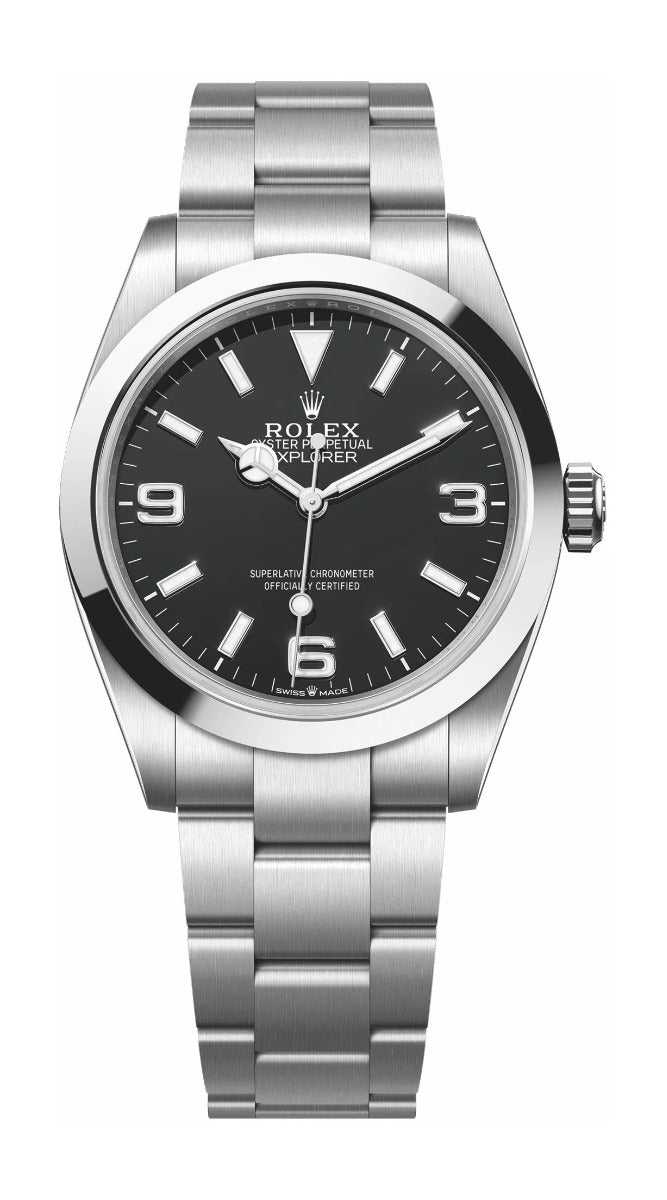 Rolex Explorer Black 224270 Oyster Bracelet Black Dial Stainless Steel 2024 Unworn Condition Smooth Bezel 40 Mm Mechanical Watch - product image from Imp...