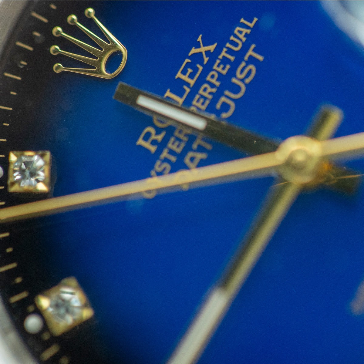 Rolex Datejust 36 16233 Blue Diamond Vignette Dial 1991