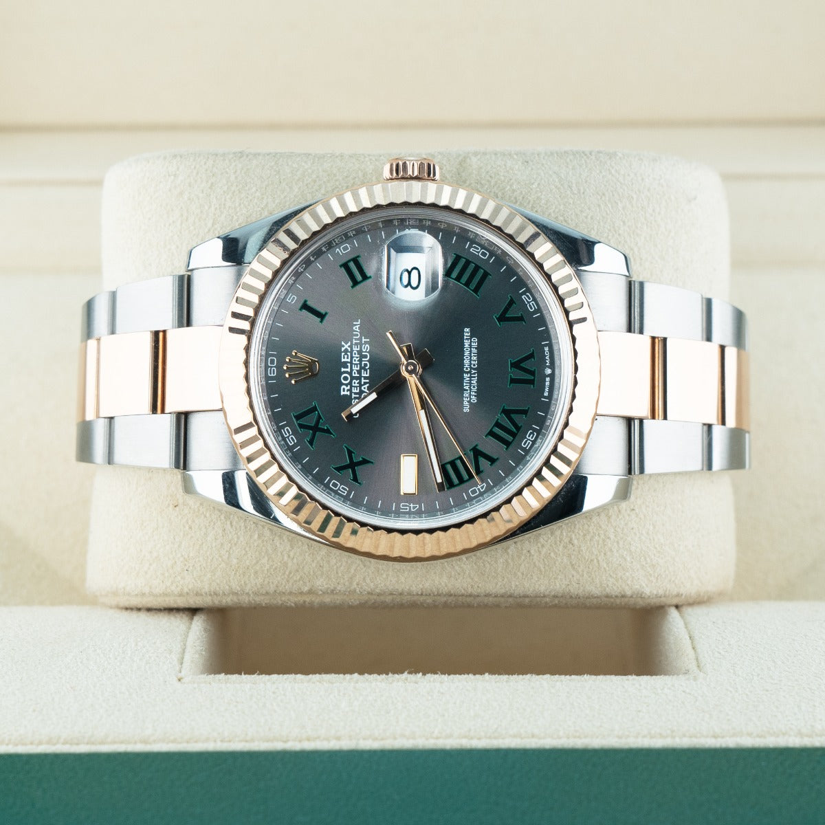 Rolex DateJust 41 126331 Wimbledon Dial Oyster Bracelet 2022