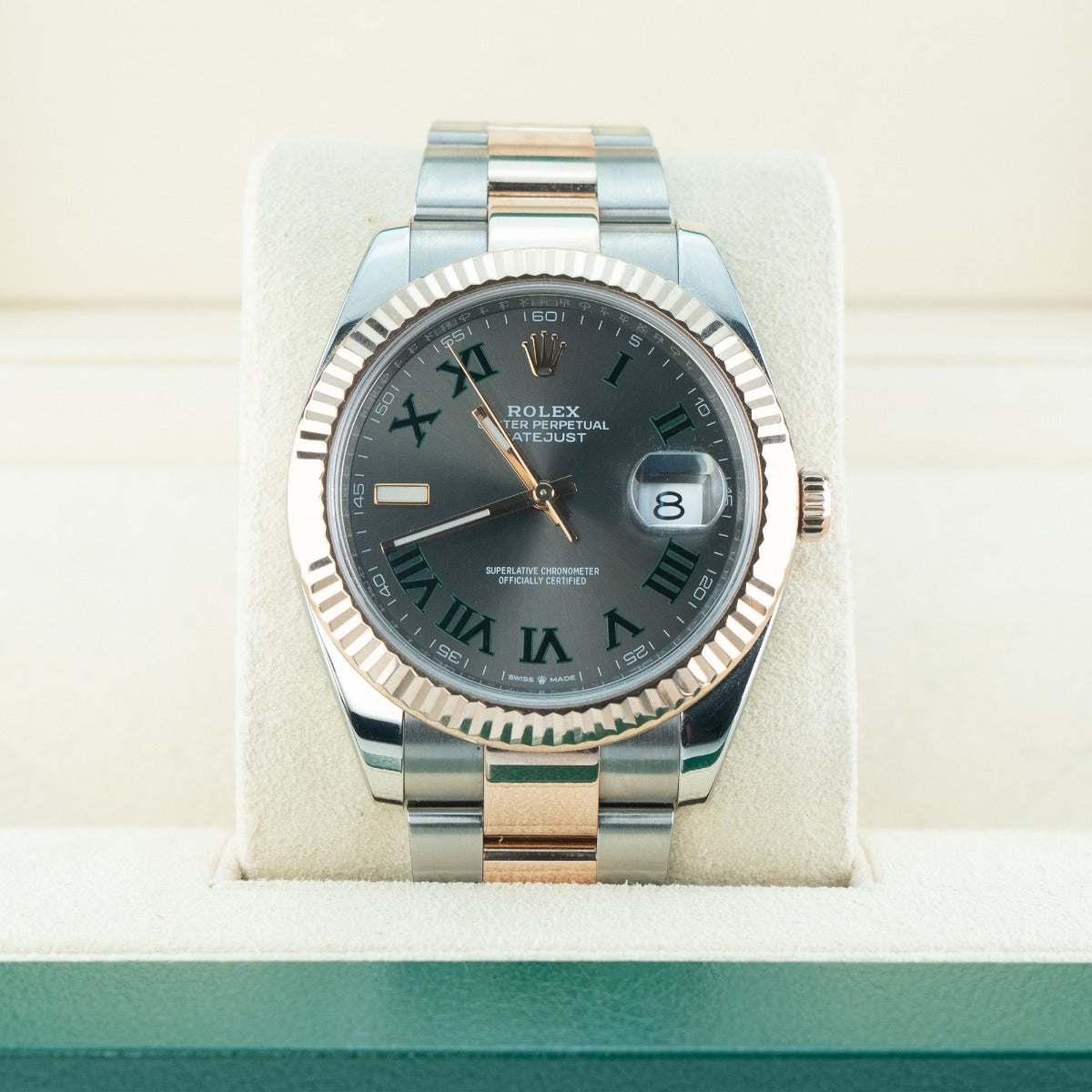 Rolex DateJust 41 126331 Wimbledon Dial Oyster Bracelet 2022