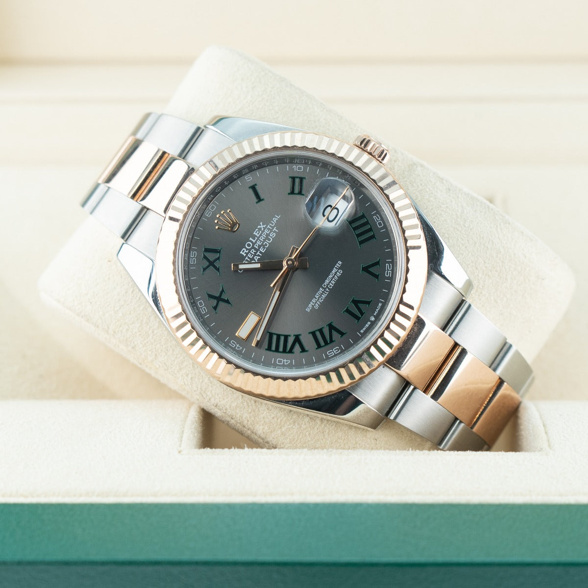 Rolex DateJust 41 126331 Wimbledon Dial Oyster Bracelet 2022