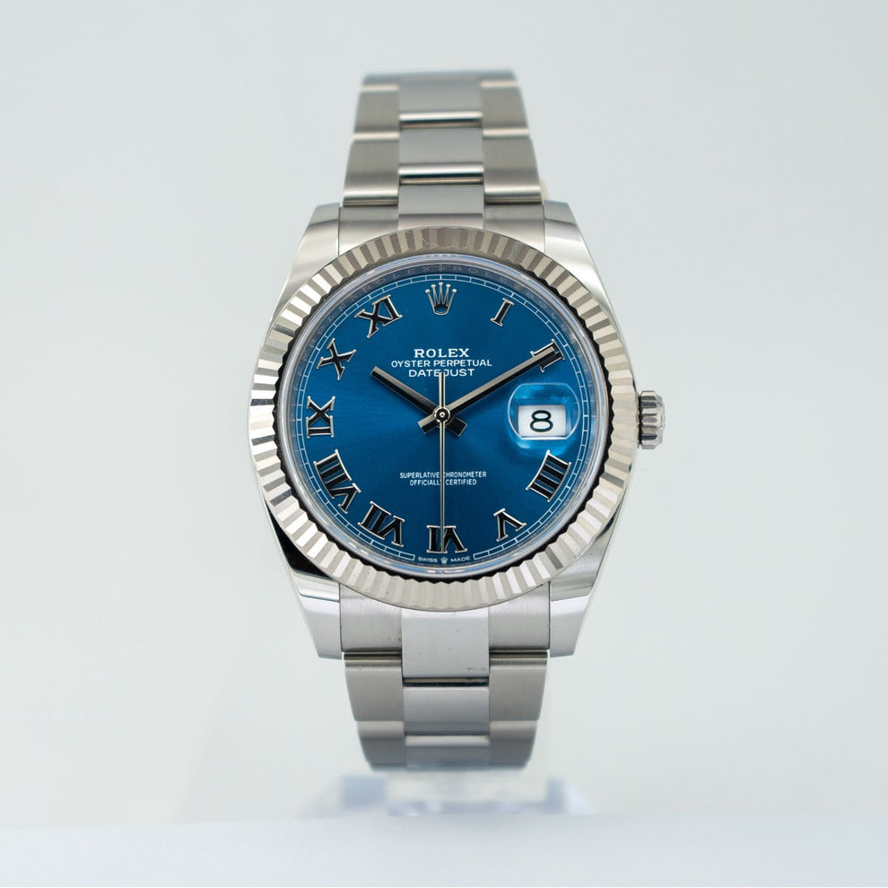 Rolex Datejust 41 126334 Oyster Bracelet Blue Dial Stainless Steel 2024 Unworn Condition Fluted Bezel 41 Mm Mechanical Watch - product image from Imperia...