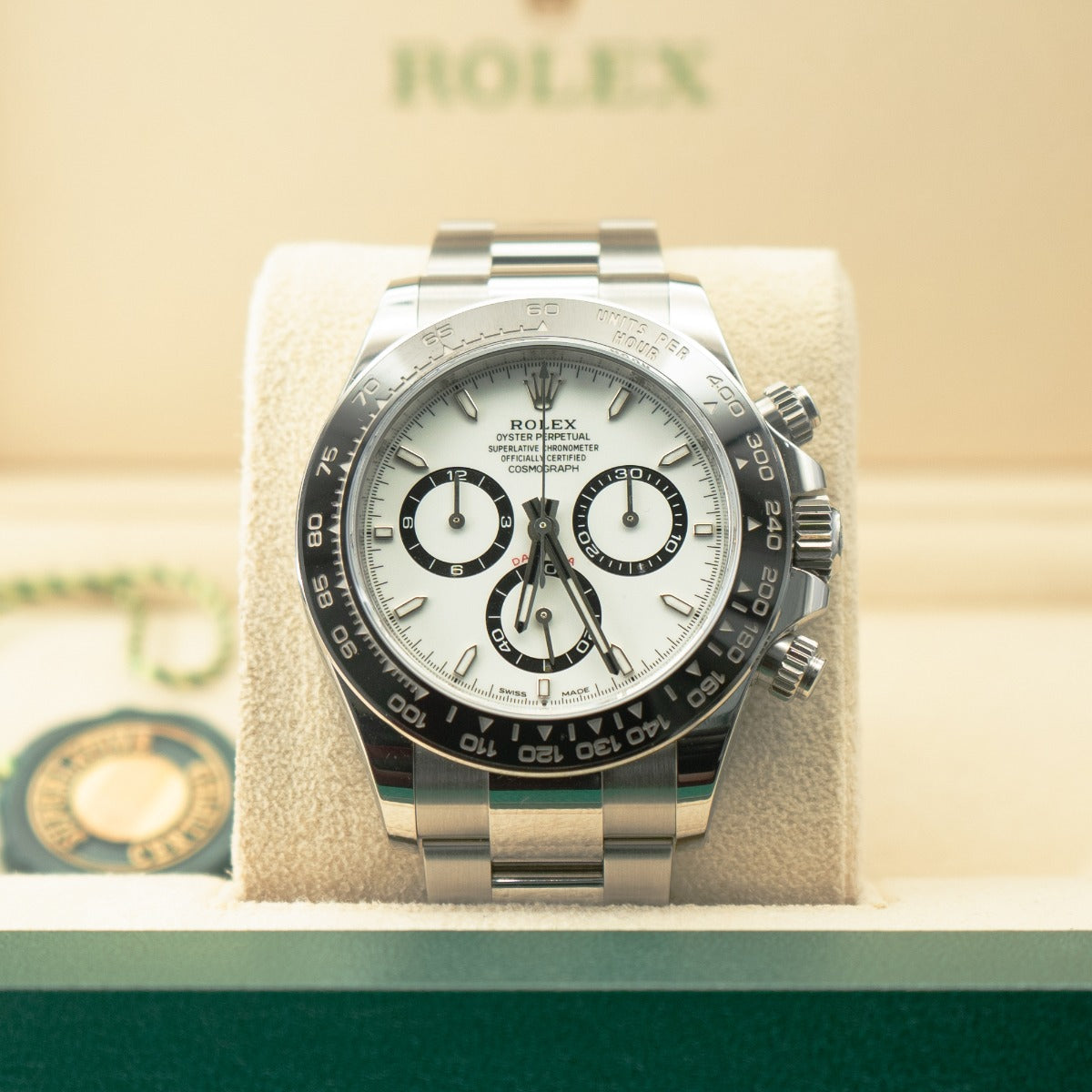 Rolex Daytona 126500LN White Dial Ceramic Bezel 2024