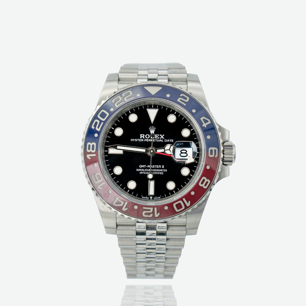 Rolex Gmt-master II 2022 Pepsi Jubilee Bracelet Black Dial Stainless Steel 2022 Immaculate Condition Gmt/dual Time 40 Mm - product image from Imper...