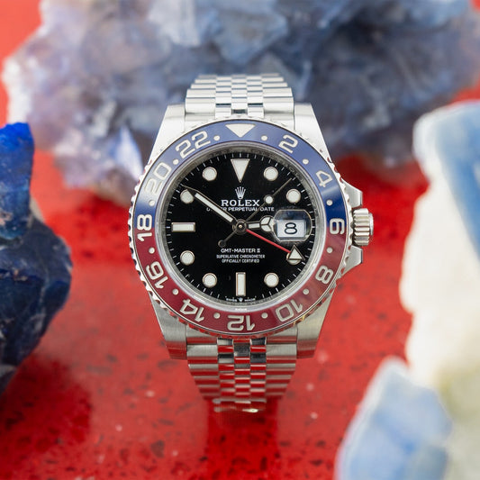 Rolex Gmt-master II 2022 Pepsi Jubilee Bracelet Black Dial Stainless Steel 2022 Immaculate Condition Gmt/dual Time 40 Mm - product image from Imper...