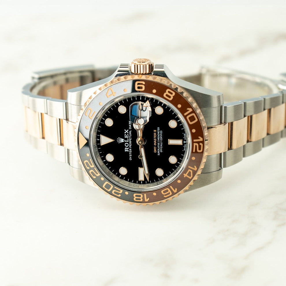 Rolex Gmt-master II 2024 Root Beer Oyster Bracelet Black Dial Stainless Steel 2024 Immaculate Condition Gmt/dual Time 40 Mm - product image from Im...