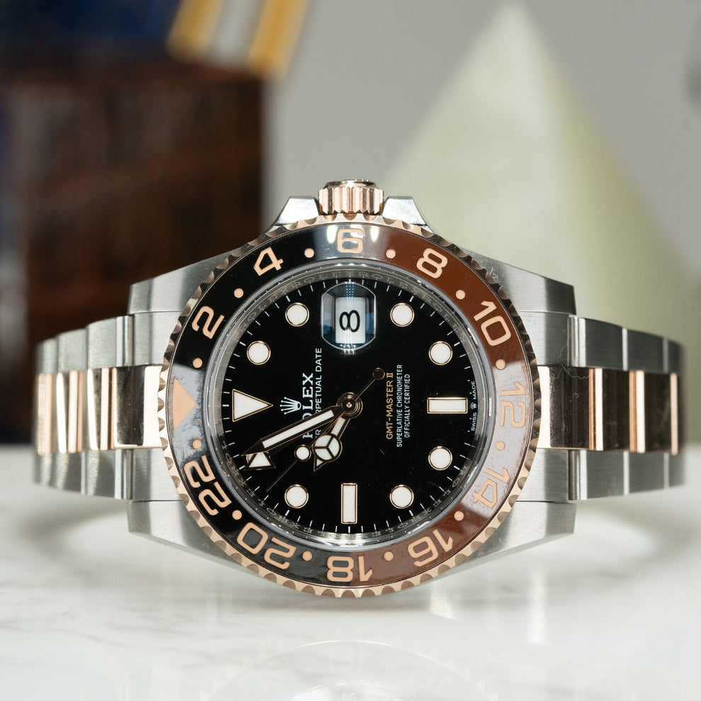 Rolex Gmt-master II 2024 Root Beer Oyster Bracelet Black Dial Stainless Steel 2024 Immaculate Condition Gmt/dual Time 40 Mm - product image from Im...