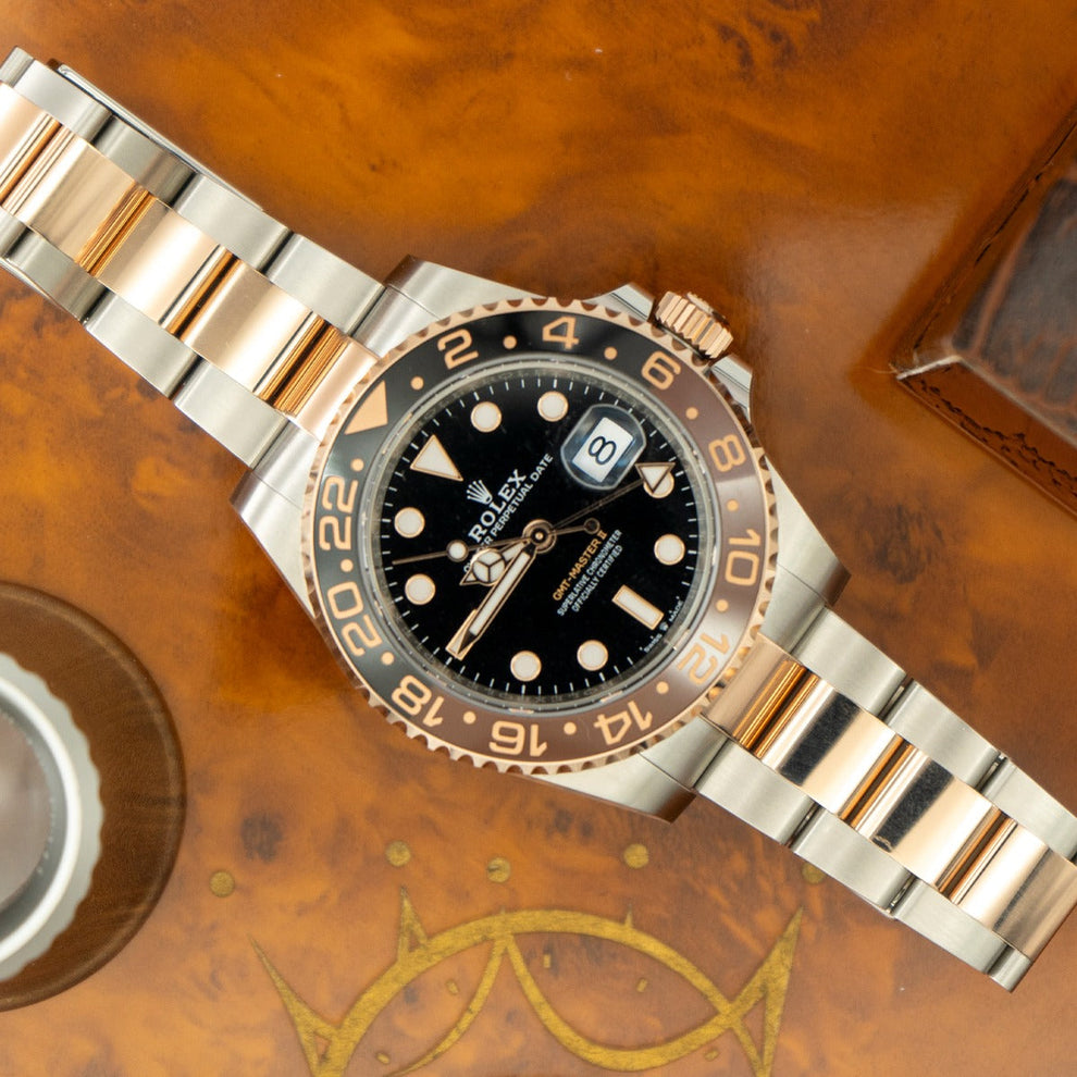 Rolex Gmt-master II 2024 Root Beer Oyster Bracelet Black Dial Stainless Steel 2024 Immaculate Condition Gmt/dual Time 40 Mm - product image from Im...