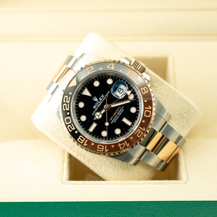 Rolex Gmt-master II 2024 Root Beer Oyster Bracelet Black Dial Stainless Steel 2024 Immaculate Condition Gmt/dual Time 40 Mm - product image from Im...