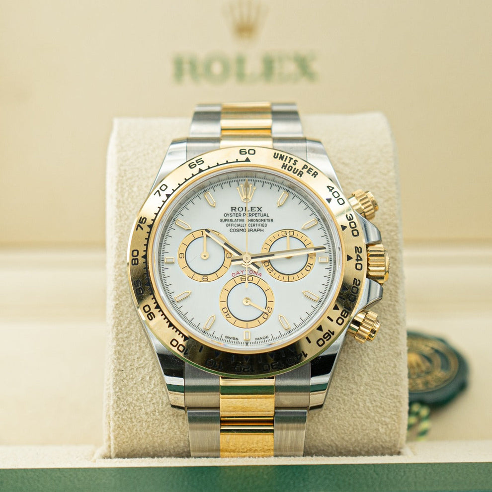 Rolex Daytona White 126503 Oyster Bracelet White Dial Stainless Steel 2024 Unworn Condition Fluted Bezel 40 Mm Mechanical Watch - product image from Impe...