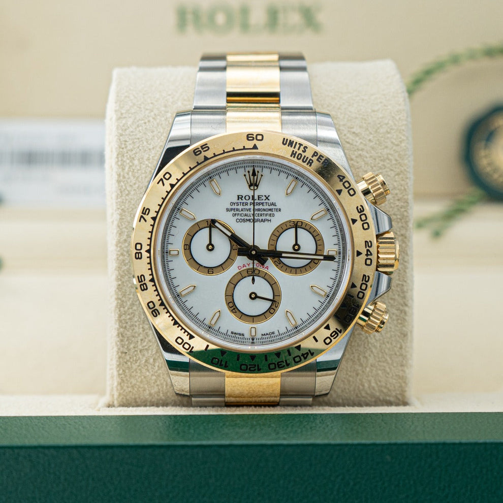 Rolex Daytona White 126503 Oyster Bracelet White Dial Stainless Steel 2024 Unworn Condition Fluted Bezel 40 Mm Mechanical Watch - product image from Impe...