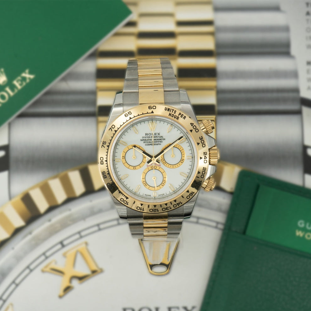 Rolex Daytona White 126503 Oyster Bracelet White Dial Stainless Steel 2024 Unworn Condition Fluted Bezel 40 Mm Mechanical Watch - product image from Impe...