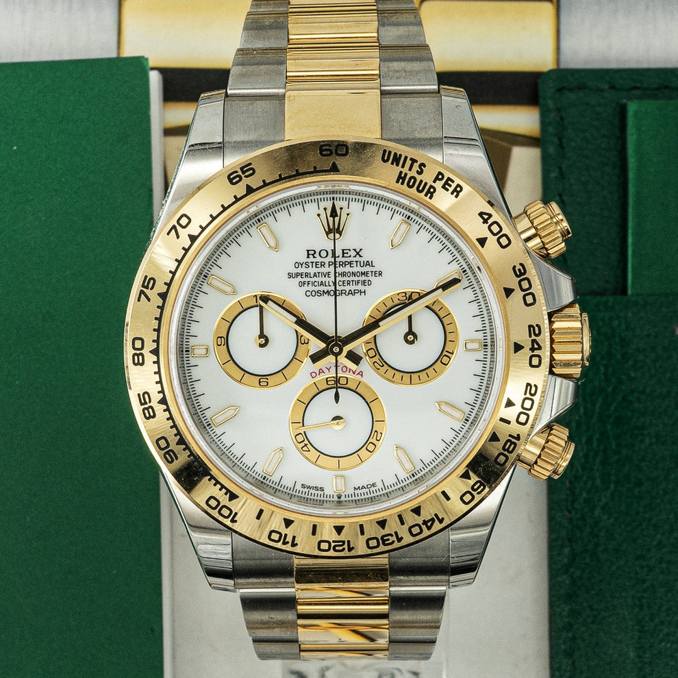 Rolex Daytona White 126503 Oyster Bracelet White Dial Stainless Steel 2024 Unworn Condition Fluted Bezel 40 Mm Mechanical Watch - product image from Impe...