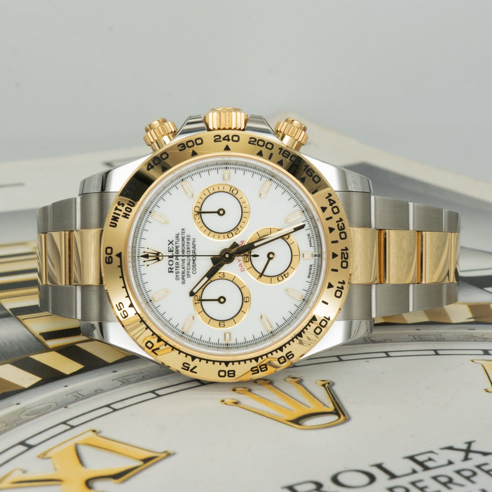 Rolex Daytona White 126503 Oyster Bracelet White Dial Stainless Steel 2024 Unworn Condition Fluted Bezel 40 Mm Mechanical Watch - product image from Impe...