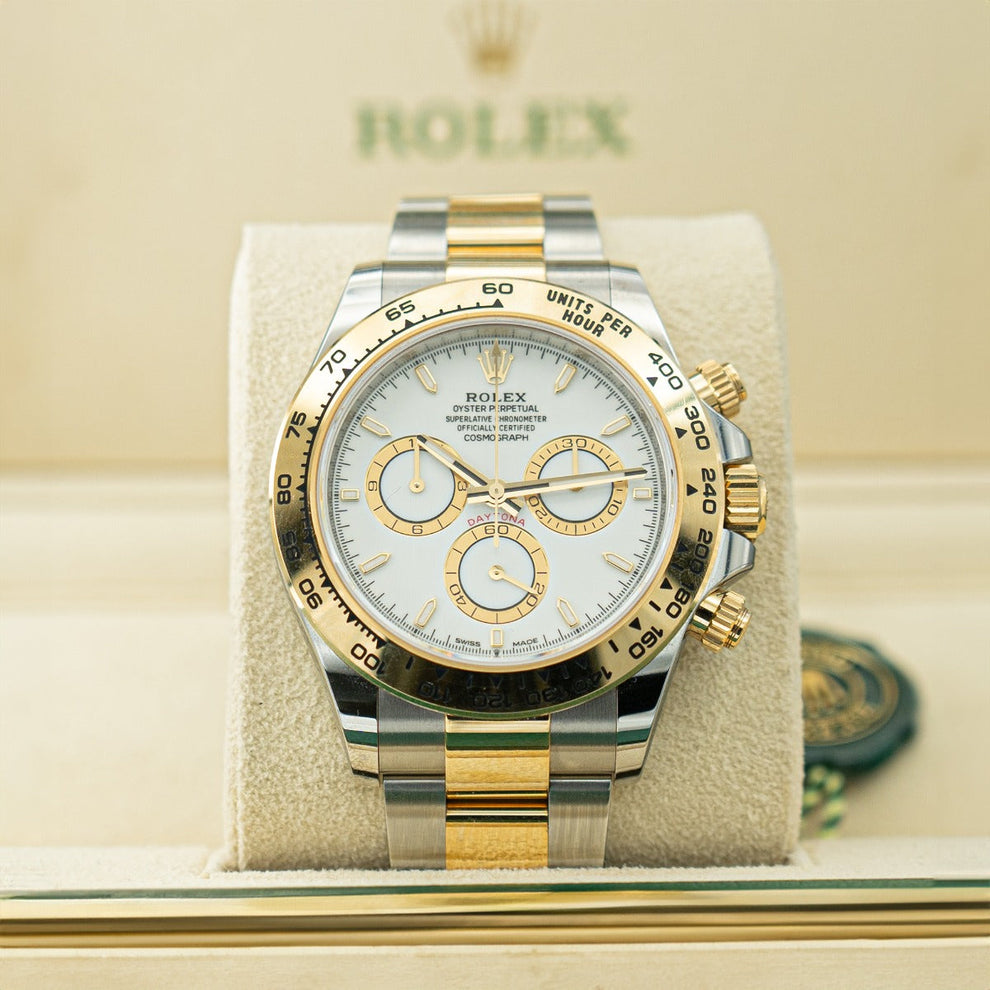 Rolex Daytona White 126503 Oyster Bracelet White Dial Stainless Steel 2024 Unworn Condition Fluted Bezel 40 Mm Mechanical Watch - product image from Impe...
