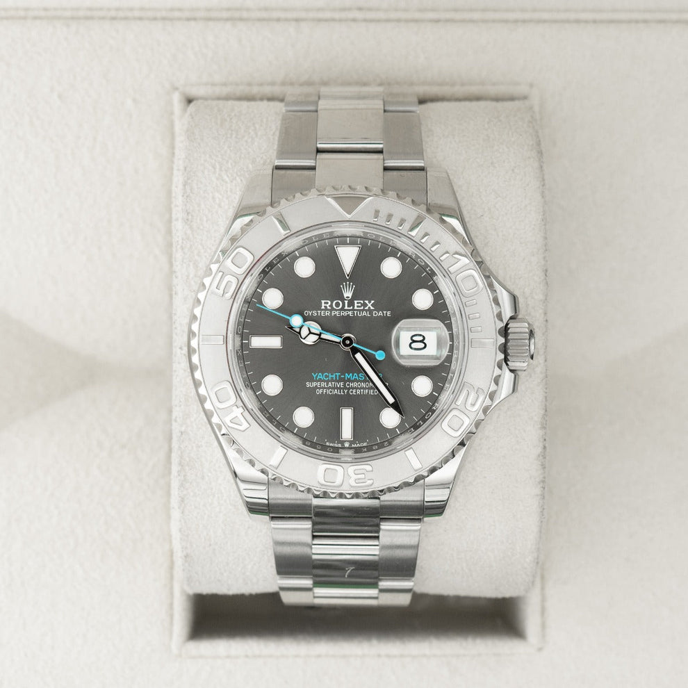 Rolex Yacht-master 40 126622 Oyster Bracelet Rhodium Dial Stainless Steel 2023 Unworn Condition Fluted Bezel 40 Mm Mechanical Watch - product image from ...
