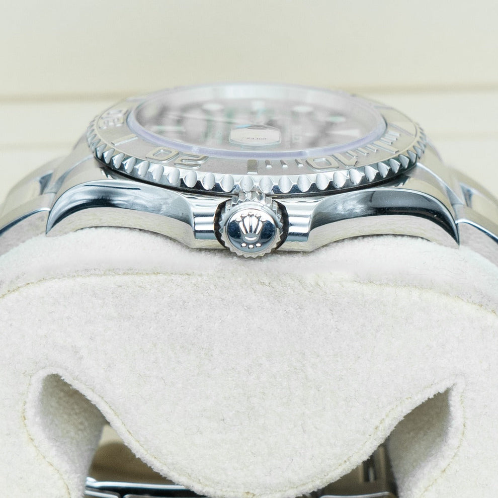 Rolex Yacht-Master 40 reference 126622, rhodium dial, Oyster bracelet and platinum 60-minute bezel, 2024