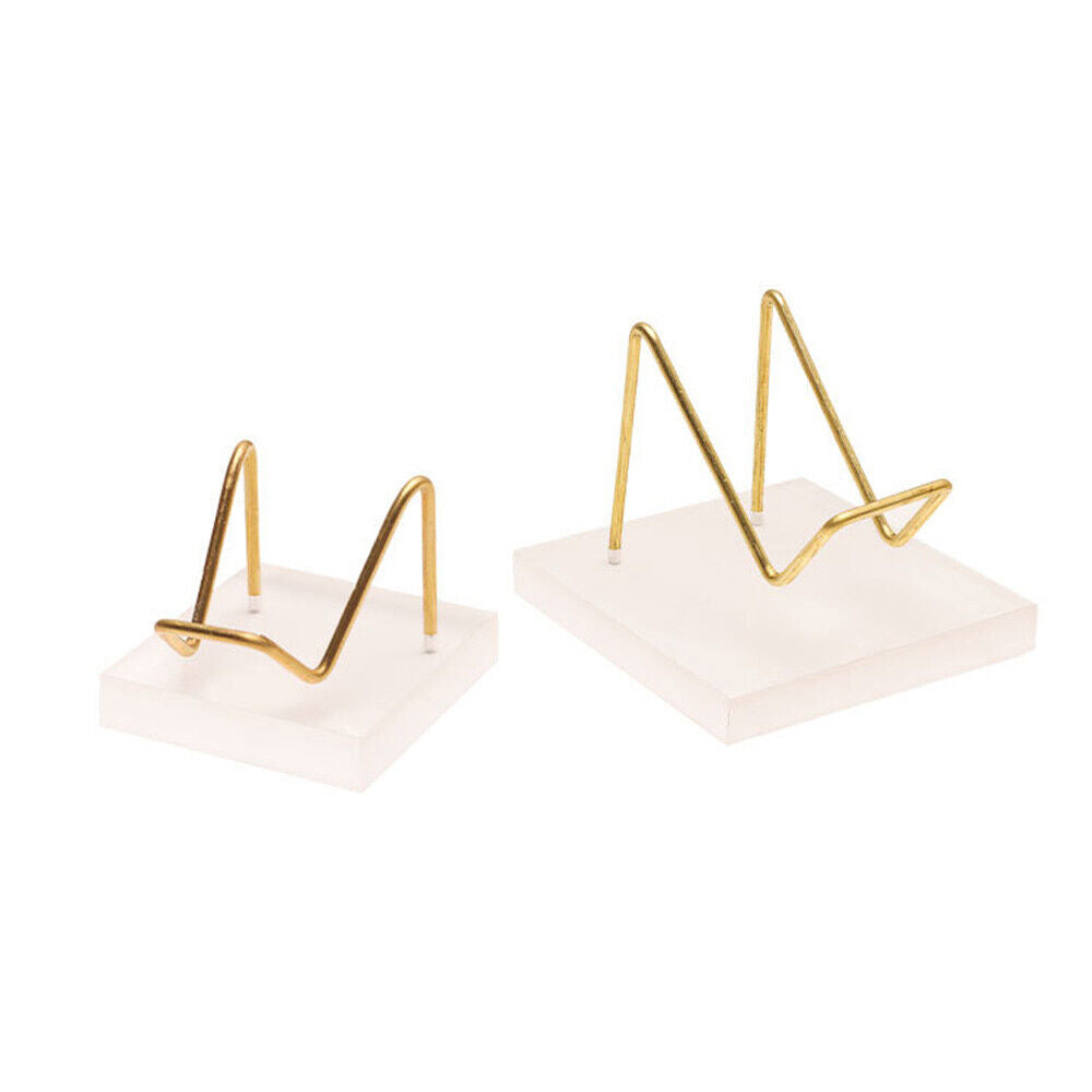 Crystal Display Transparent Stand Easel Rack for Minerals Crystal Holder Support