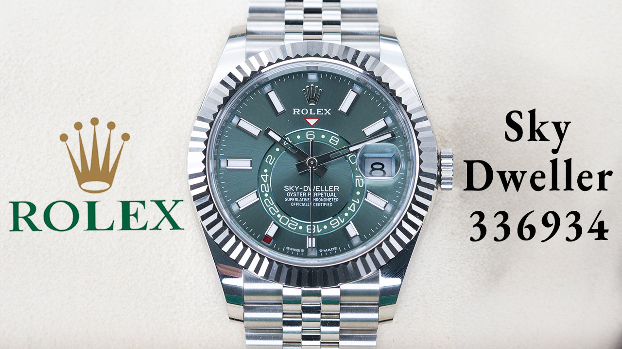 Rolex Sky-Dweller 336934 Green Dial Jubilee Bracelet 2025