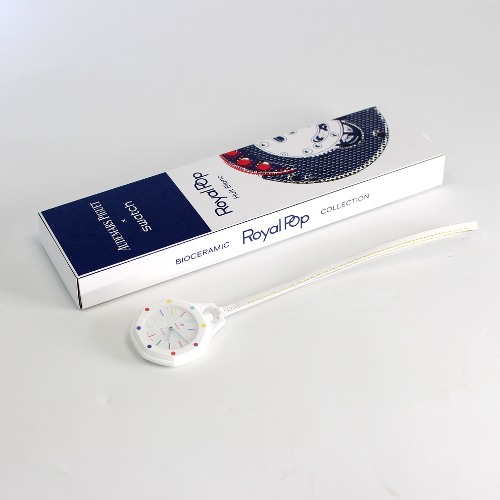 Swatch x Audemars Piguet Royal Pop HUIT BLANC SSX03W100N
