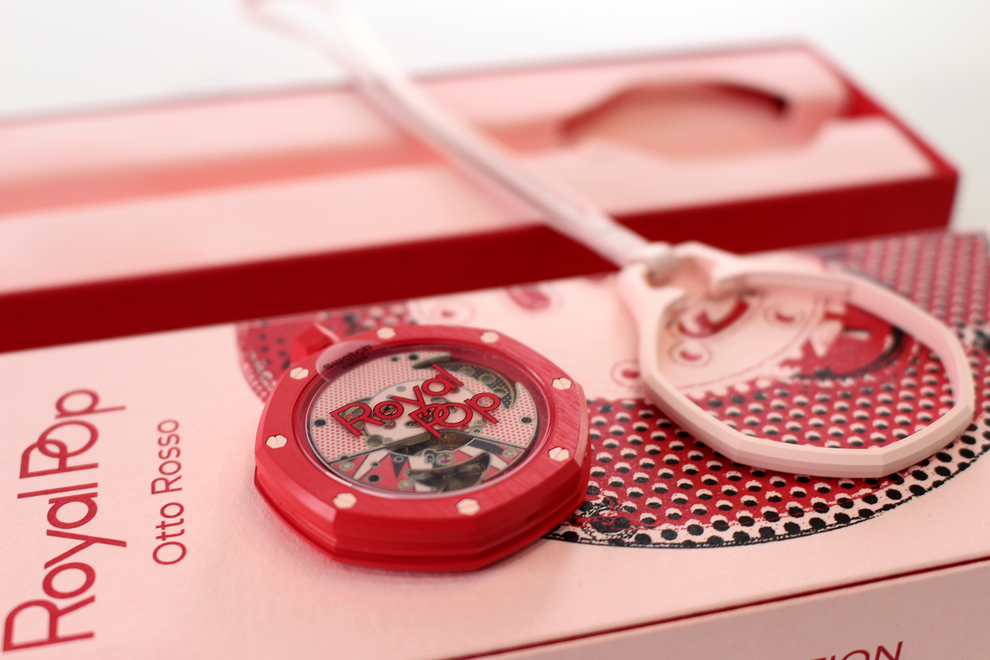Swatch Royal Pop OTTO ROSSO cherry-red Bioceramic bezel