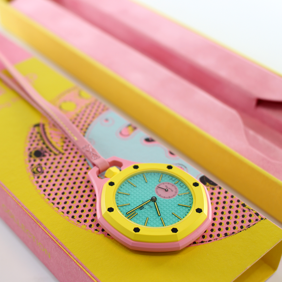 New unworn Swatch Royal Pop OTG ROZ with original packaging