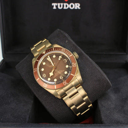 Tudor Black Bay 58 Bronze 79012M angled front view
